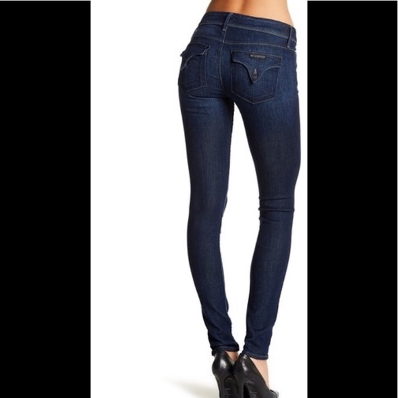 Hudson Collin flap skinny jeans in blue size 25 - Picture 1 of 8